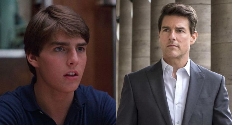 Young Tom Cruise Versus His Current Age