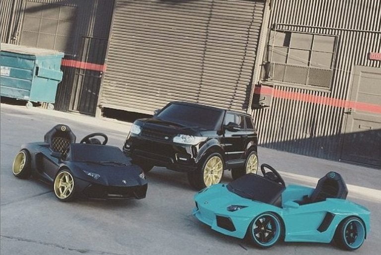 Chris Brown baby Cars