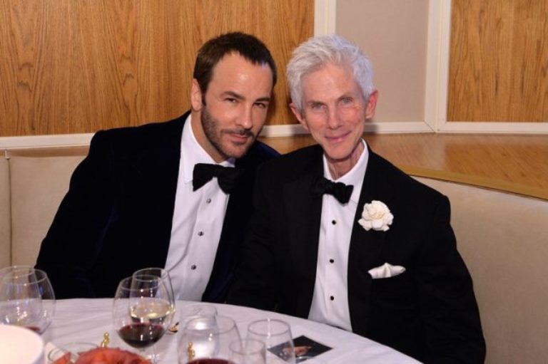 Tom Ford with Husband