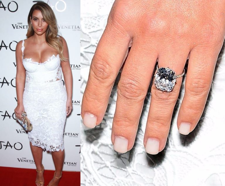 Kim Kardashian’s Engagement And Wedding Rings
