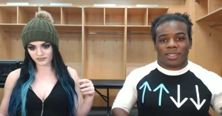Xavier Woods and Paige