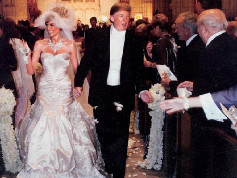 Melania Trump and Donald Trump Wedding