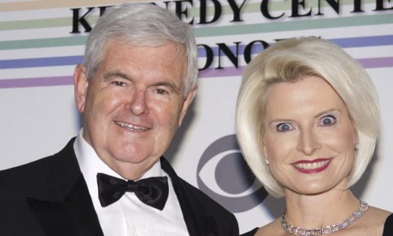 Nwet Gingrich and his wife