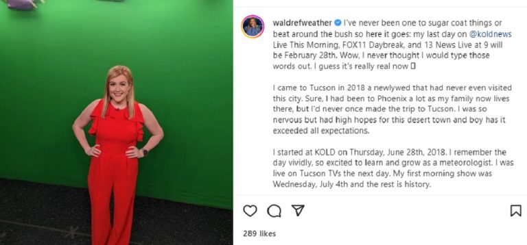Where Is Stephanie Waldref Going After Leaving KOLD? Husband David Schoonhoven And Kids